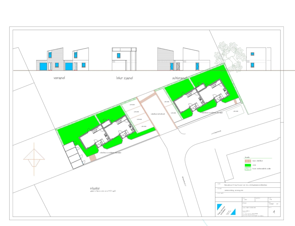 Nieuwbouw 4 tiny houses