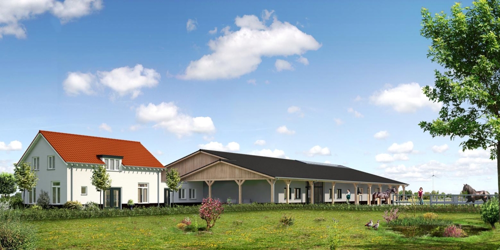 Uitbreiding paardenstallen en dagbestedingsruimte